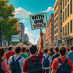 With One Voice